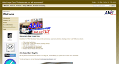 Desktop Screenshot of ablecarpetcare.com.au